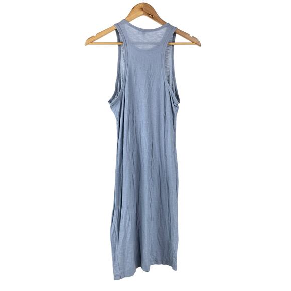 Standard James Perse NWT Scoop Back Tank Dress Size 1 US Small Light Blue - Picture 2 of 10